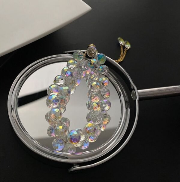Deniz Khan White Crystal Bracelet - Image 3