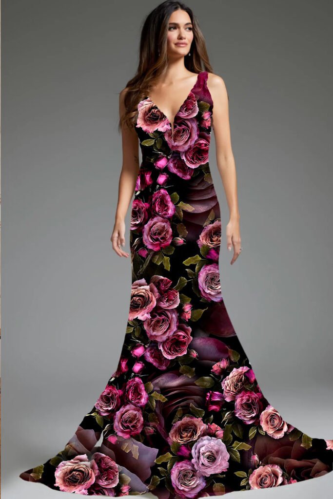 Black Printed